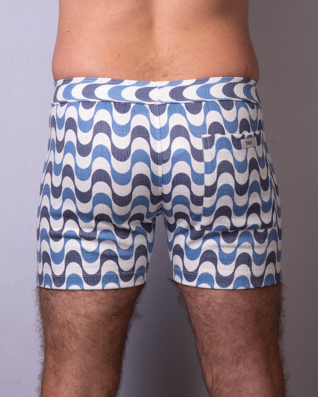 Linen Texture Zipper Shorts - Copa