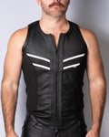 Industrial Mesh Vest Black White