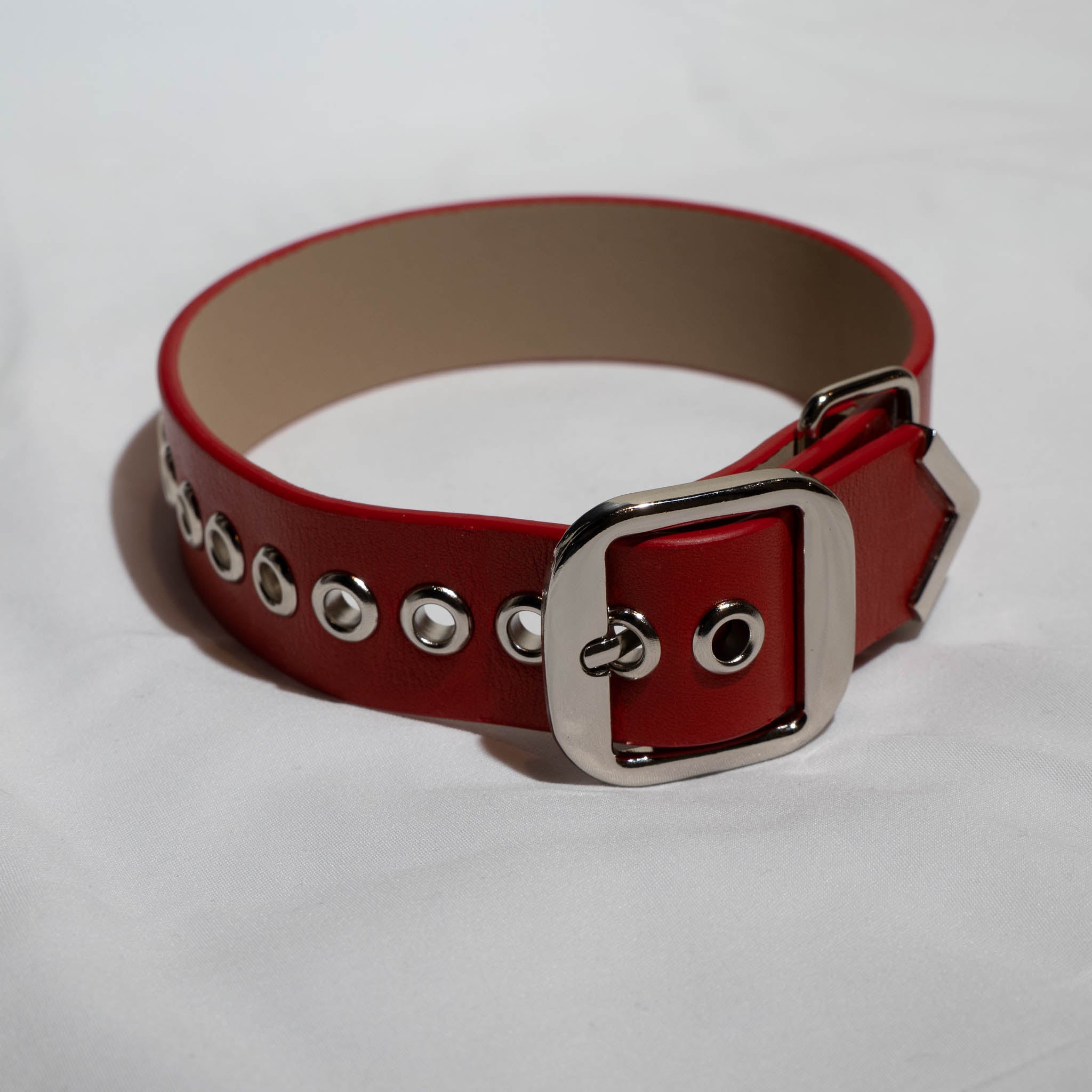 Red Leather Arm Band