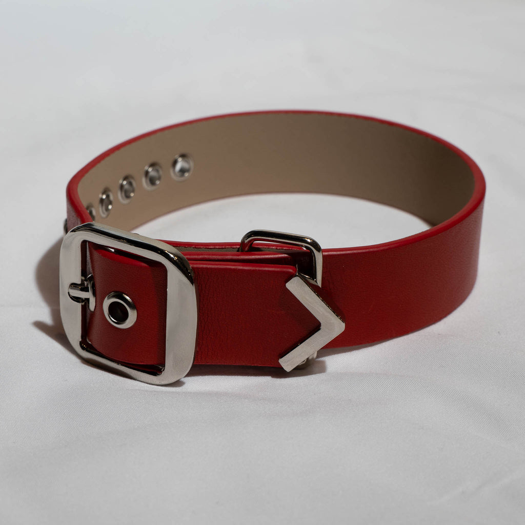 Red Leather Arm Band