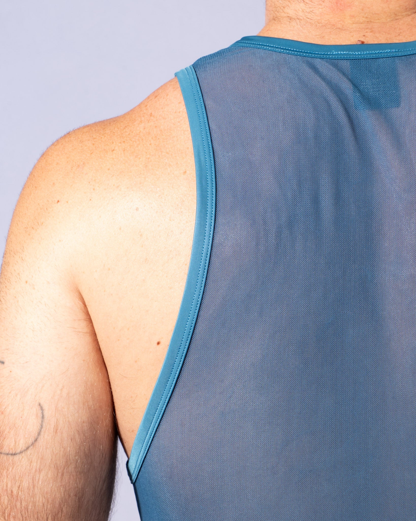 FK SPORT Echo Mesh Tank Top Blue