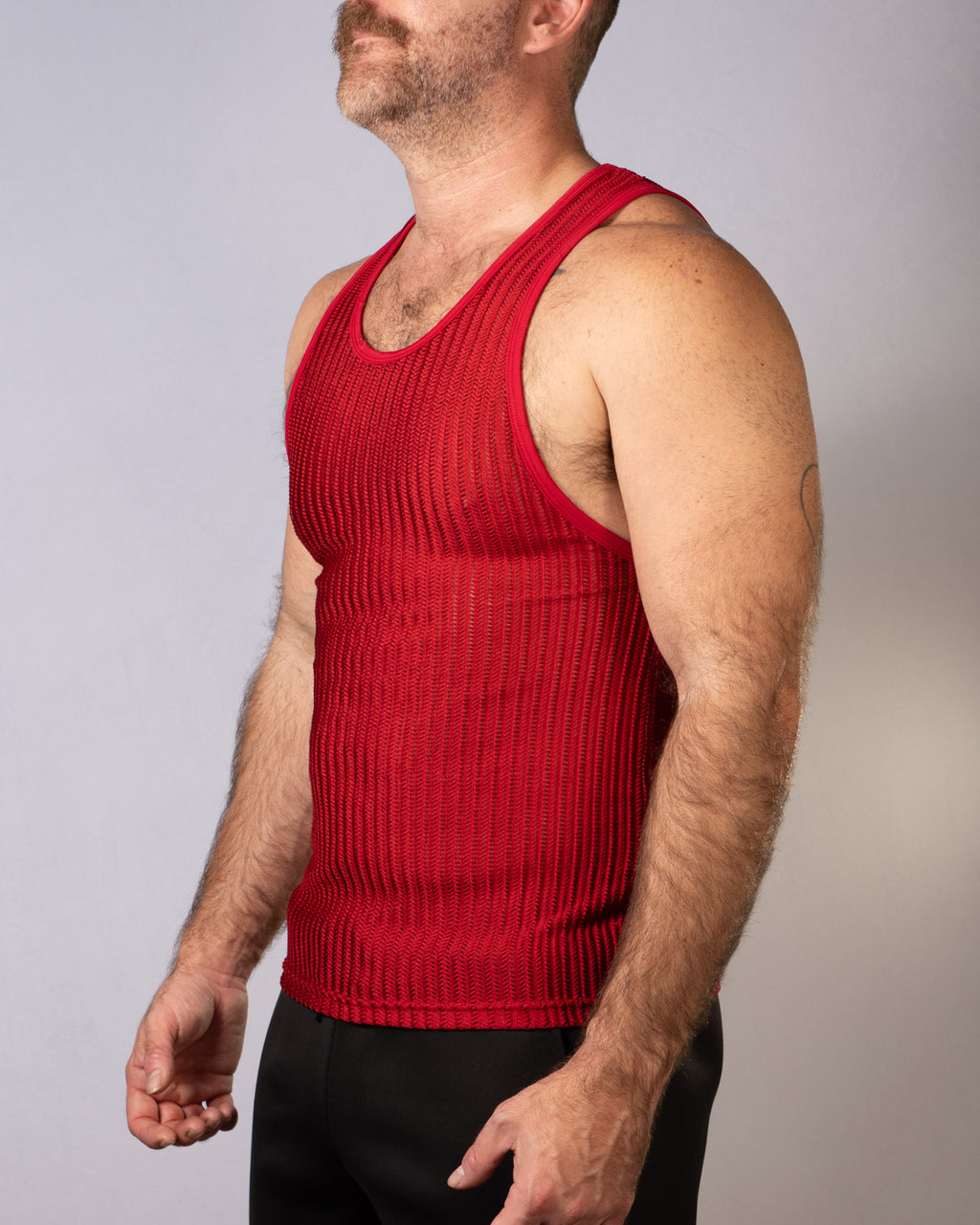 FK SPORT Captivity Mesh Tank Top Burgundy