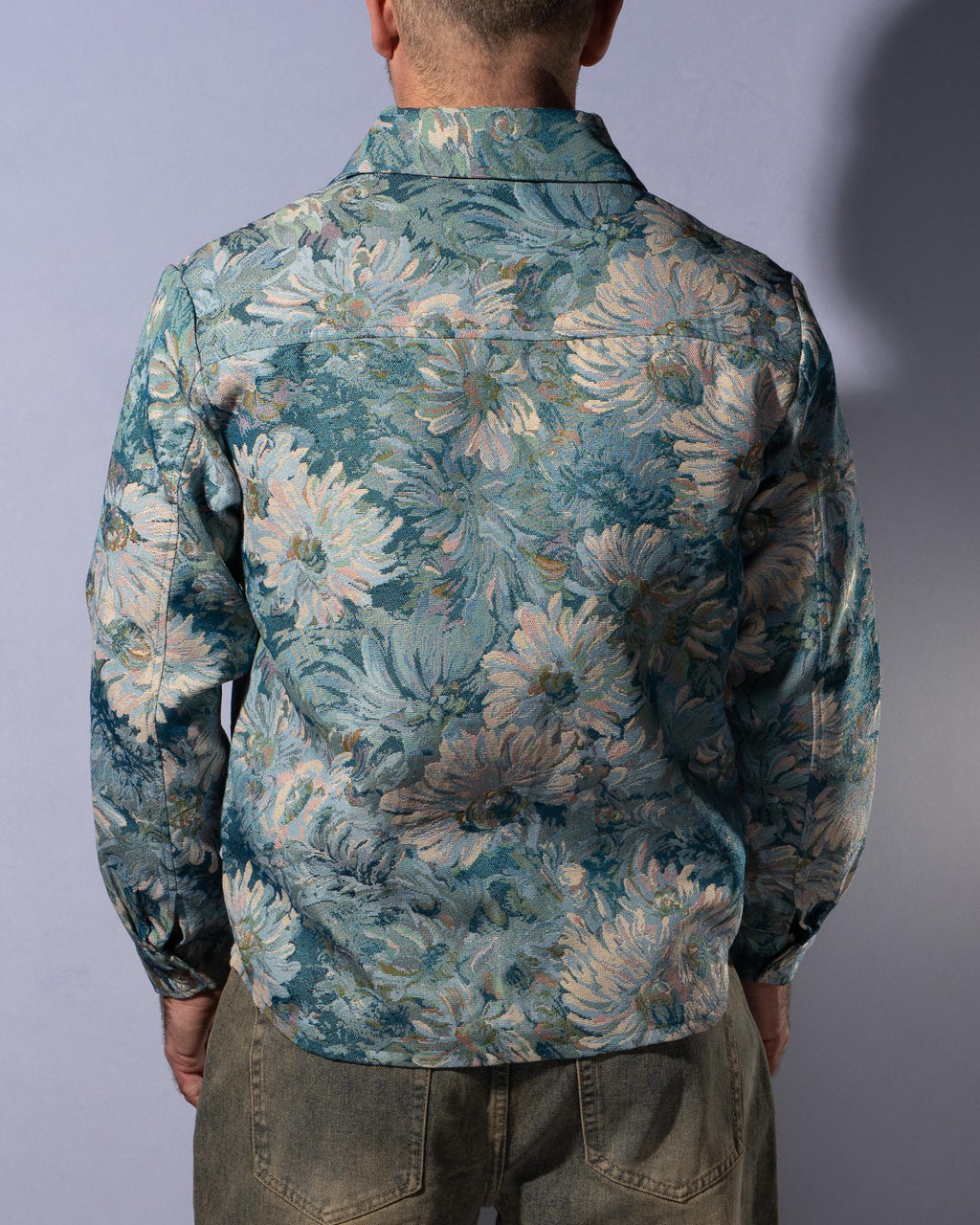 Floral Watercolor Tapestry Shirt