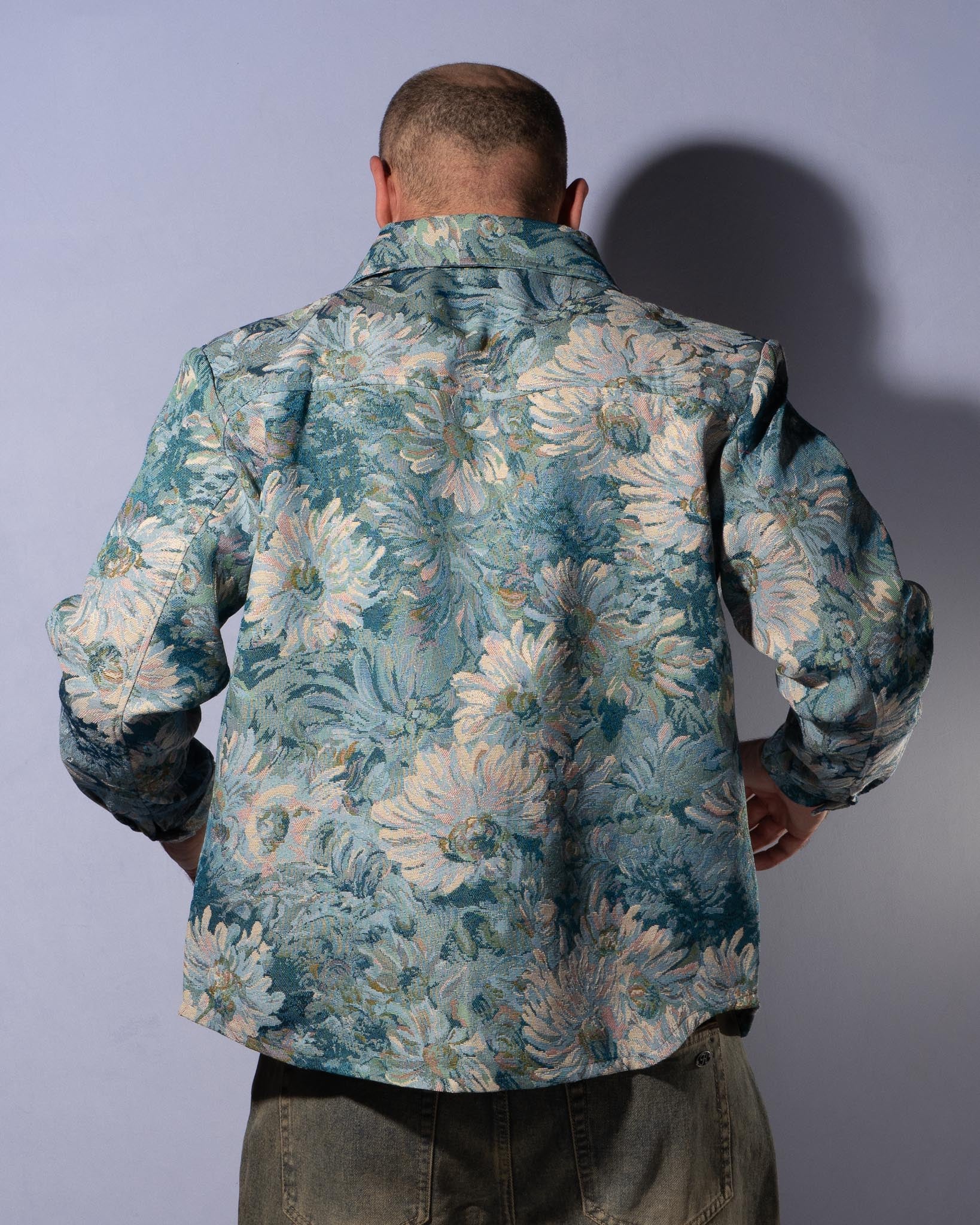 Floral Watercolor Tapestry Shirt