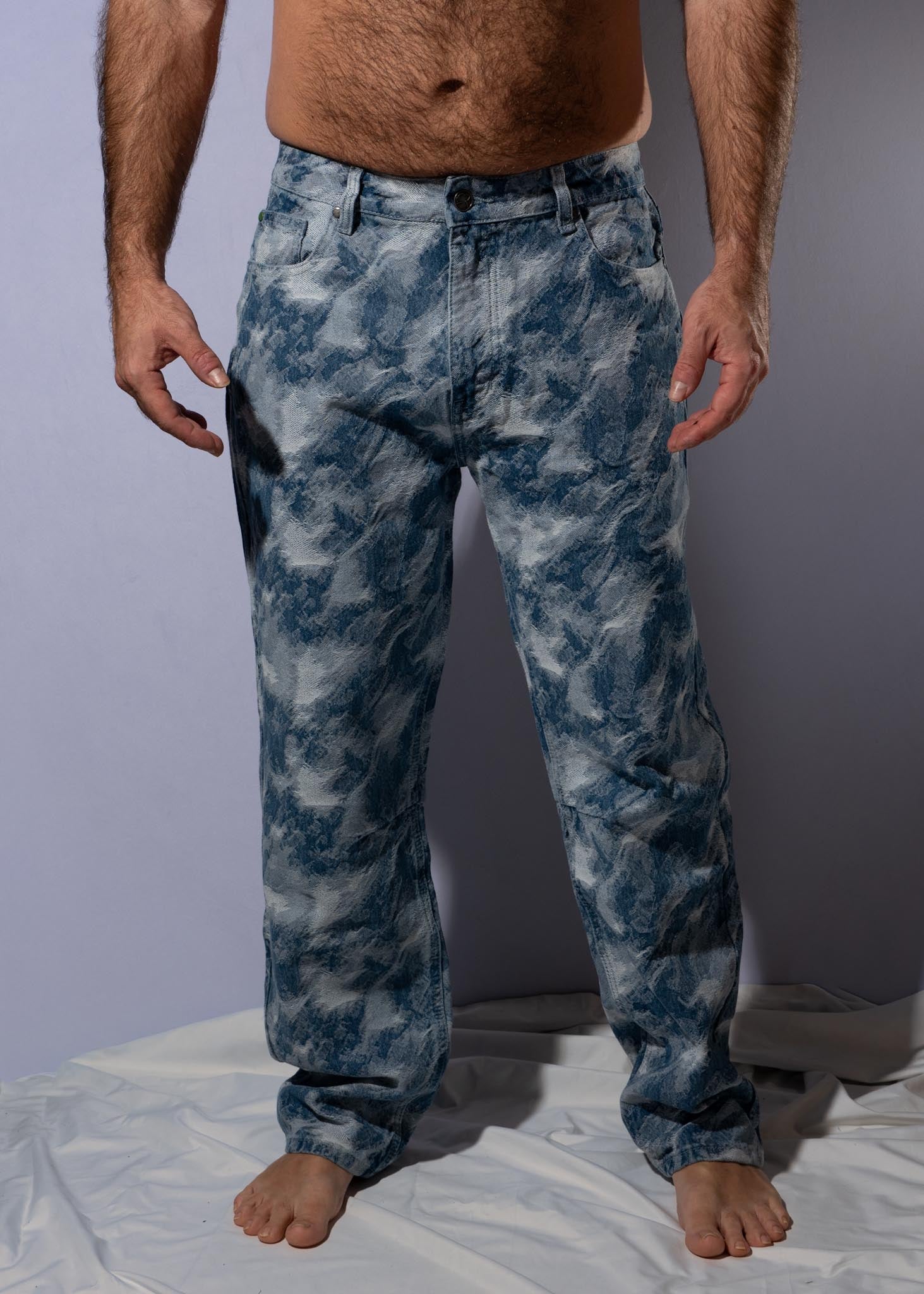 Camo Baggy Denim - Jacquared