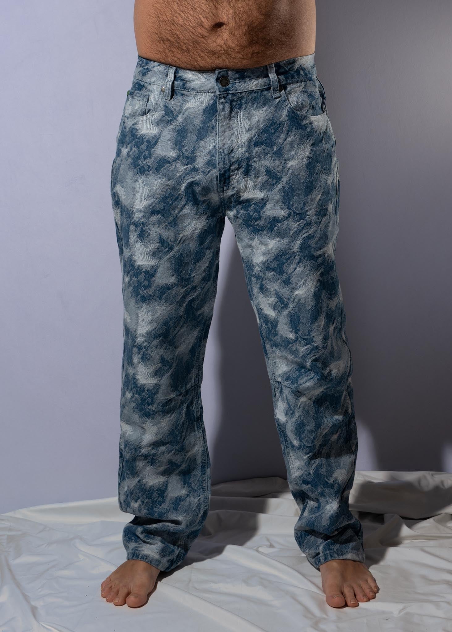 Camo Baggy Denim - Jacquared