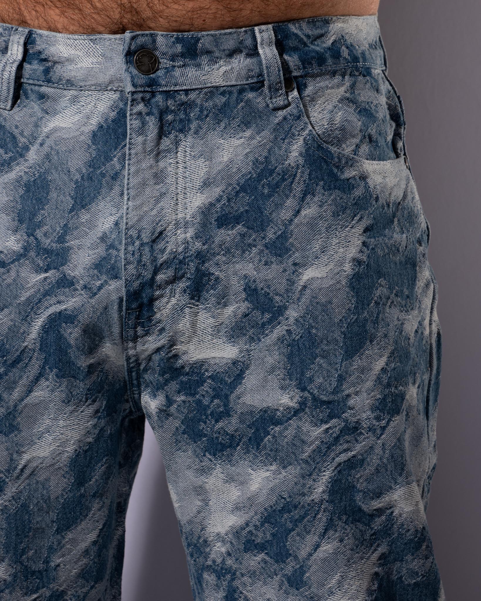 Camo Baggy Denim - Jacquared