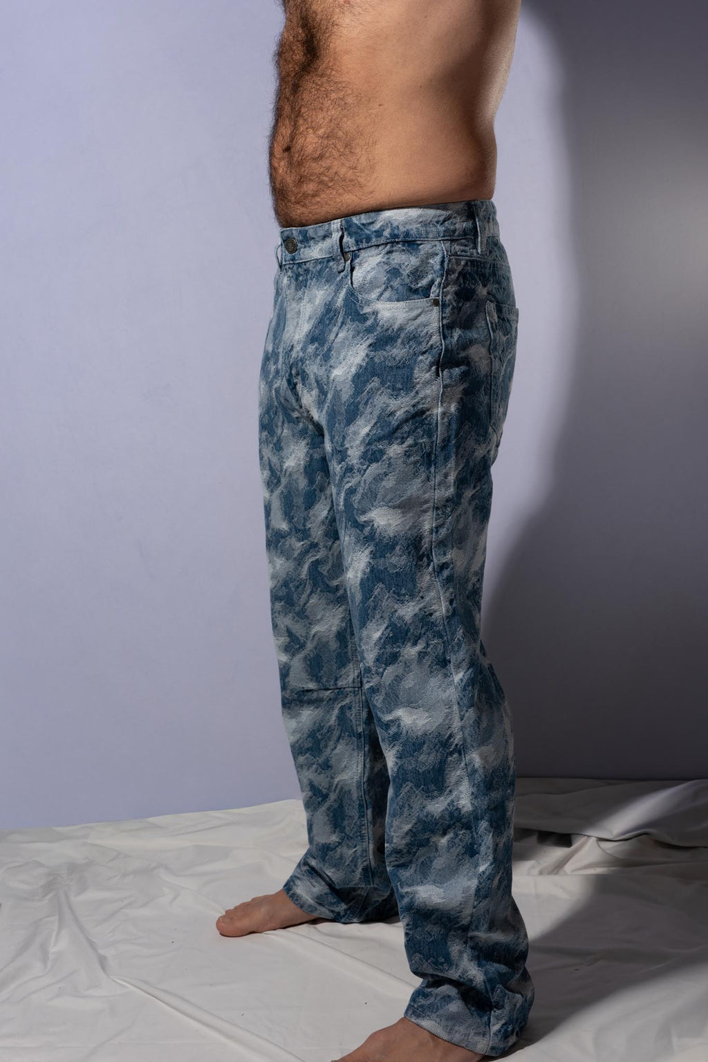 Camo Baggy Denim - Jacquared