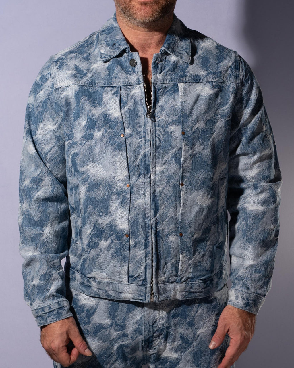 Camo Denim Jacket