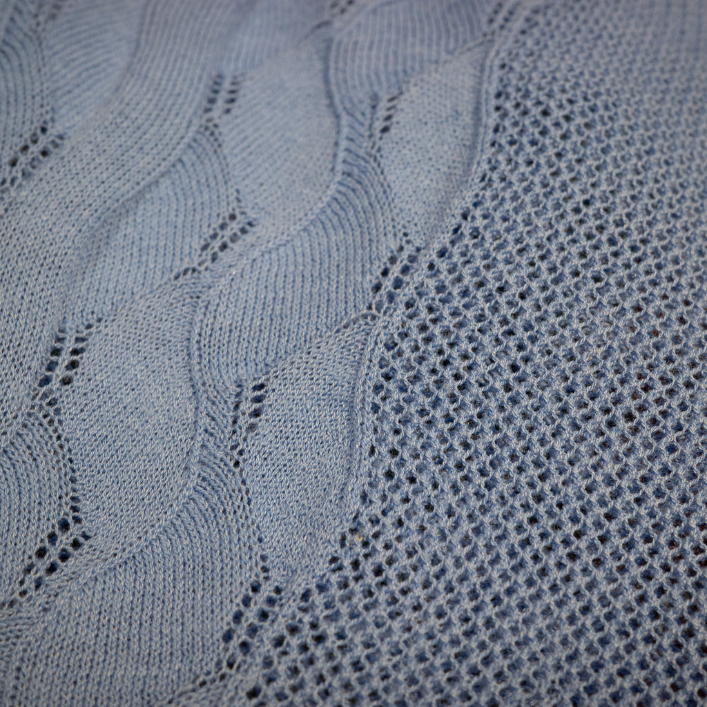 Pointelle Tux Open Knit Vest