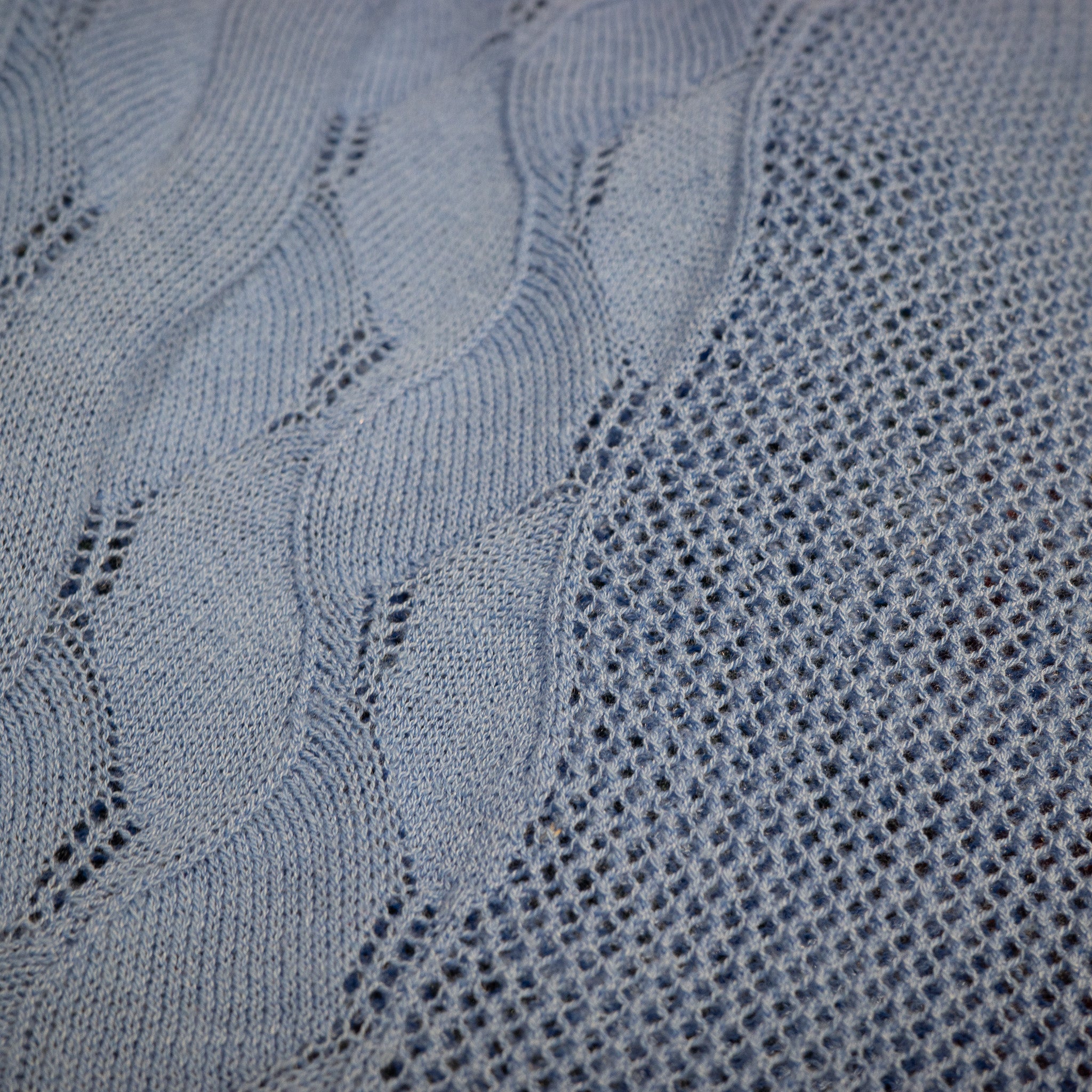 Pointelle Tux Open Knit Vest