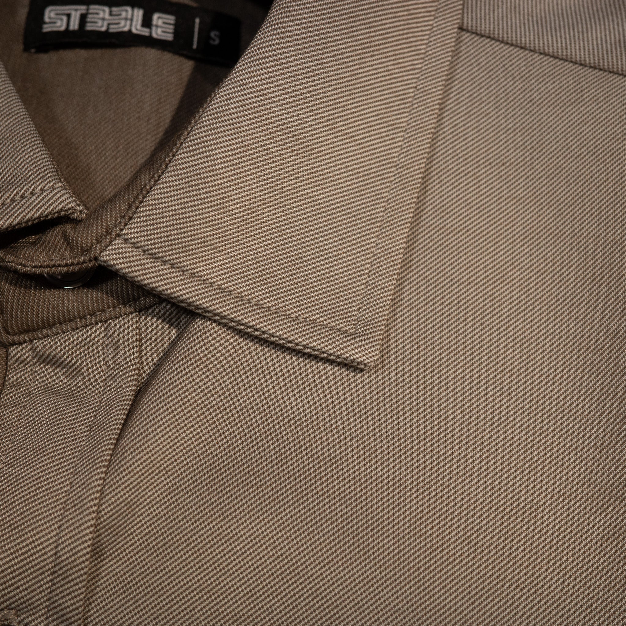 Solid Knit Stretch Jersey Knit Shirt