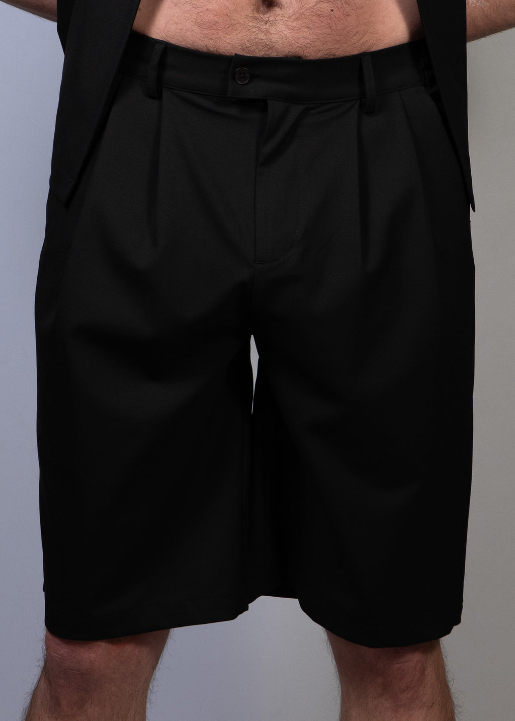 Double Pleated Shorts