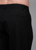 Double Pleated Shorts Black