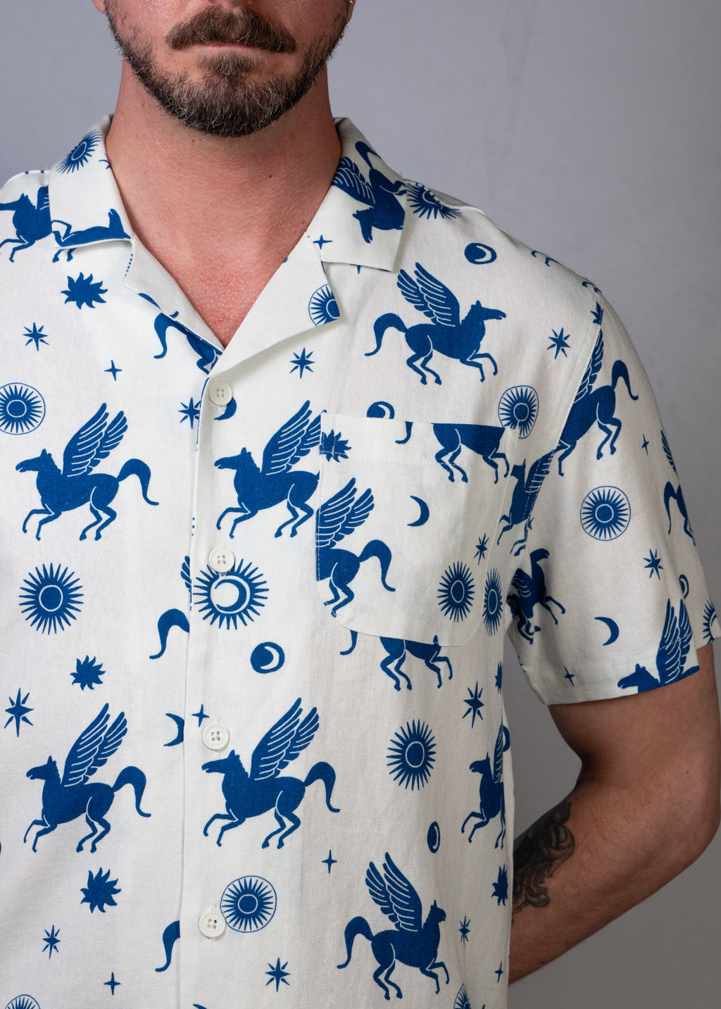 Pegasus Yacht Shirt White