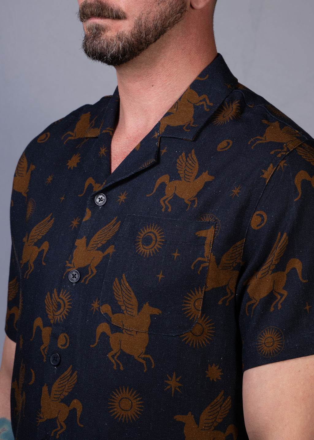 Pegasus Yacht Shirt Navy