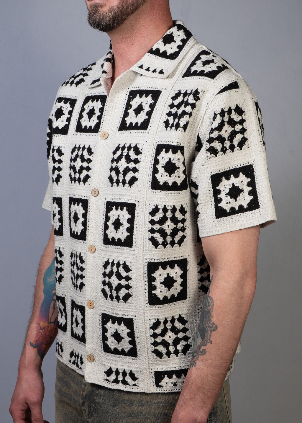 Knitted Quilt Shirt