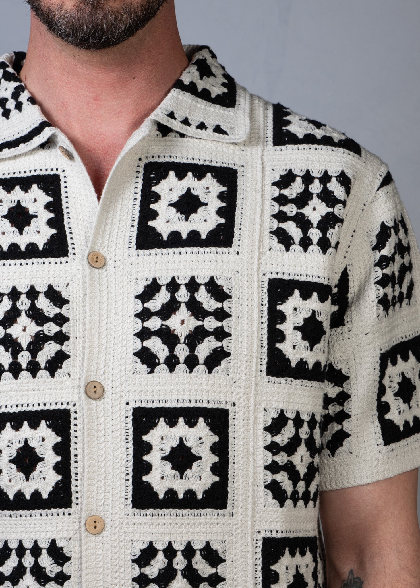 Knitted Quilt Shirt