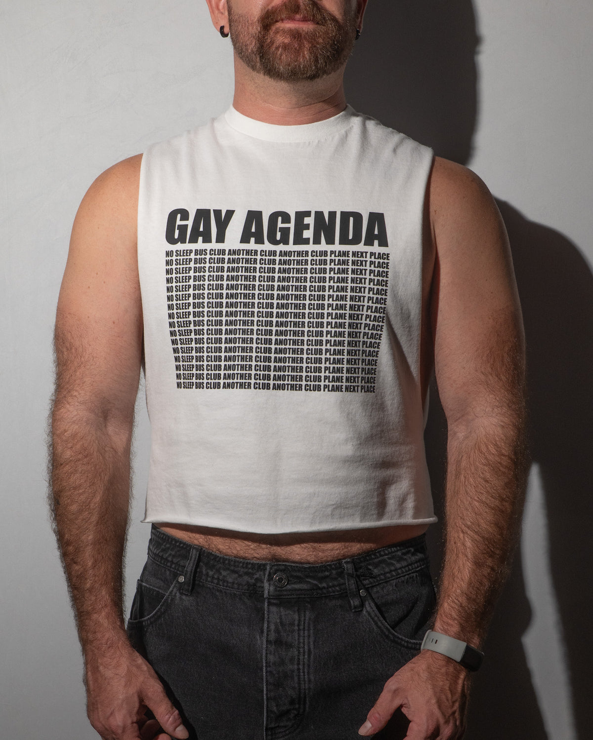 Gay Agenda Cropped Shredder Tee