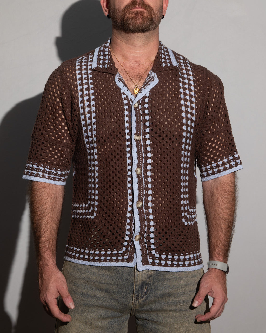 Knit Crochet Shirt