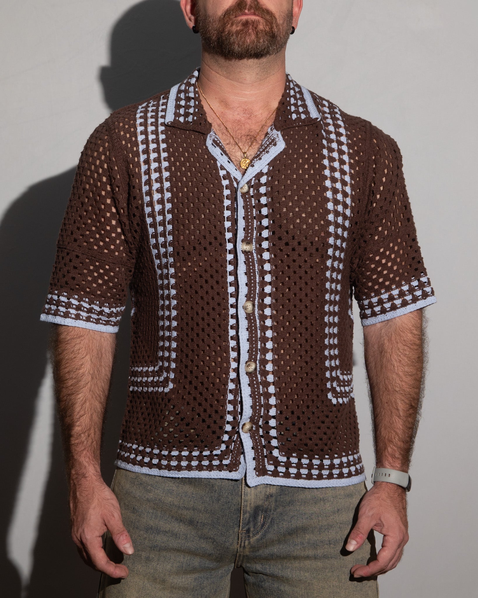 Knit Crochet Shirt