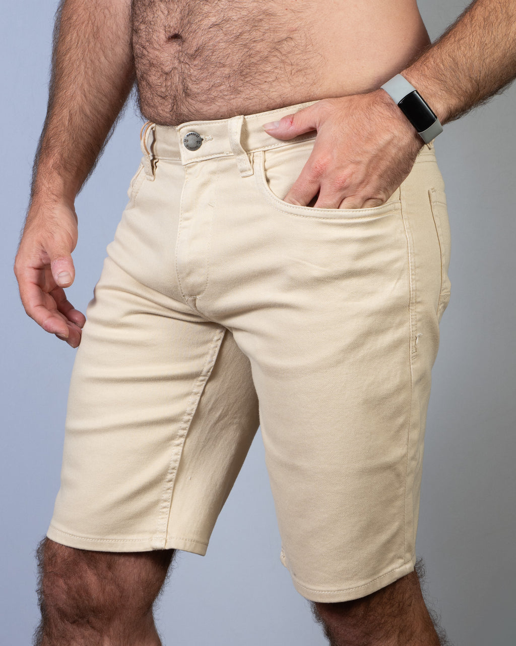 Blizzard Jogg Denim Shorts Sand