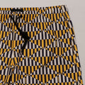 Yuasa Print Swim Short - Vertigo Diamonds Yellow