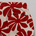 Yuasa Print Swim Short - Blossom Rooibos Red