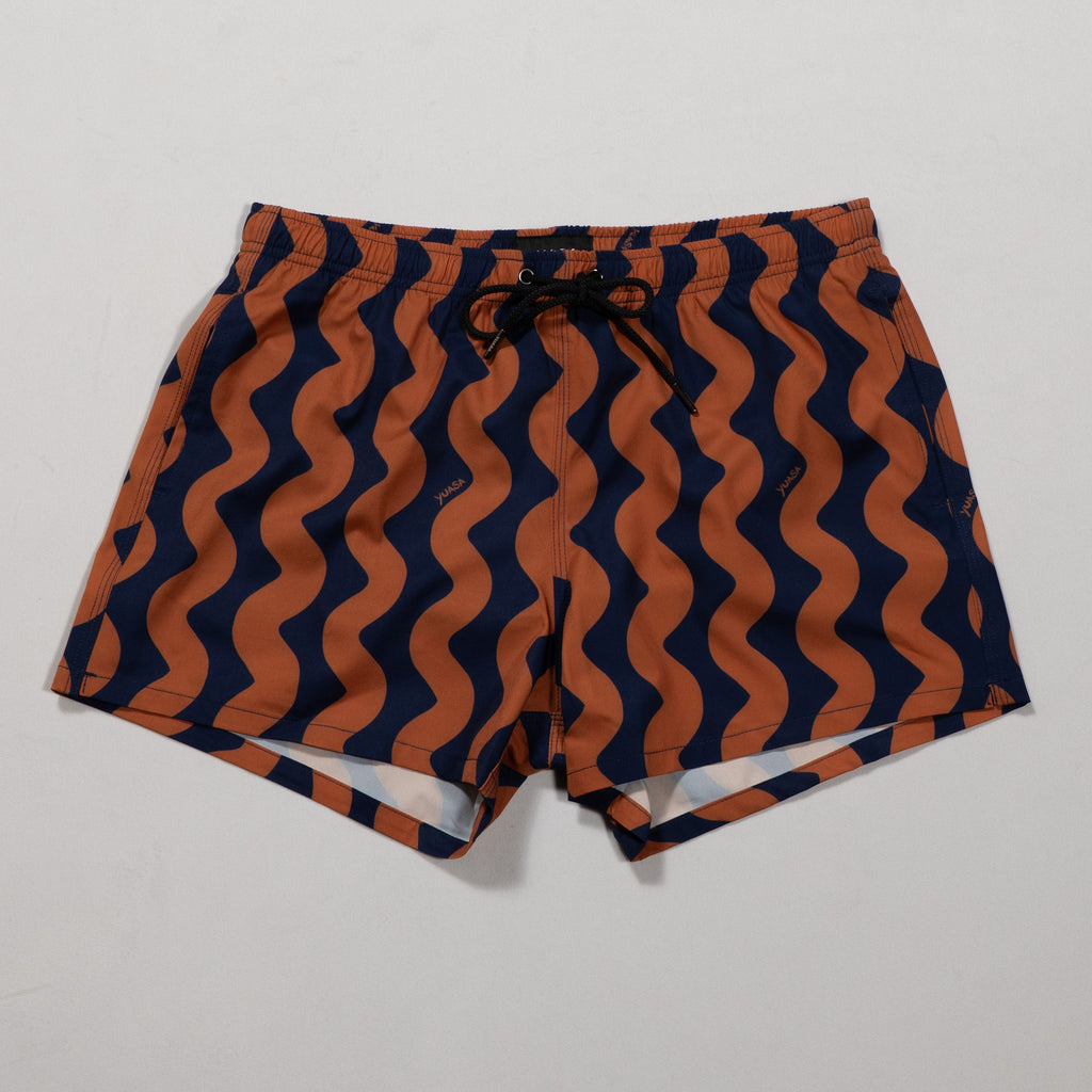 Yuasa Print Swim Short - Waveform