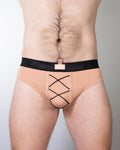 Sneaker Inspired S Type Briefs - Nude beige