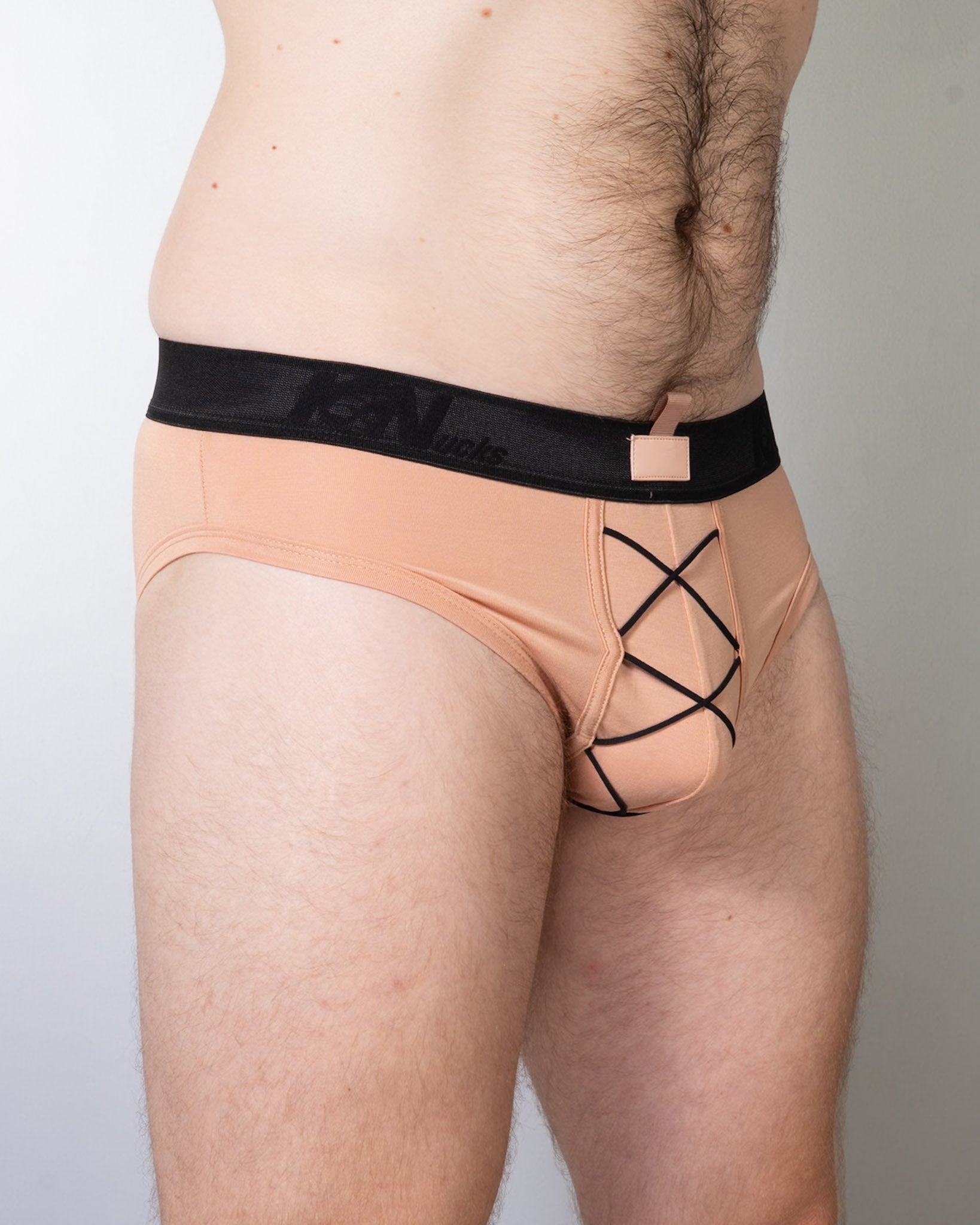 Sneaker Inspired S Type Briefs - Nude