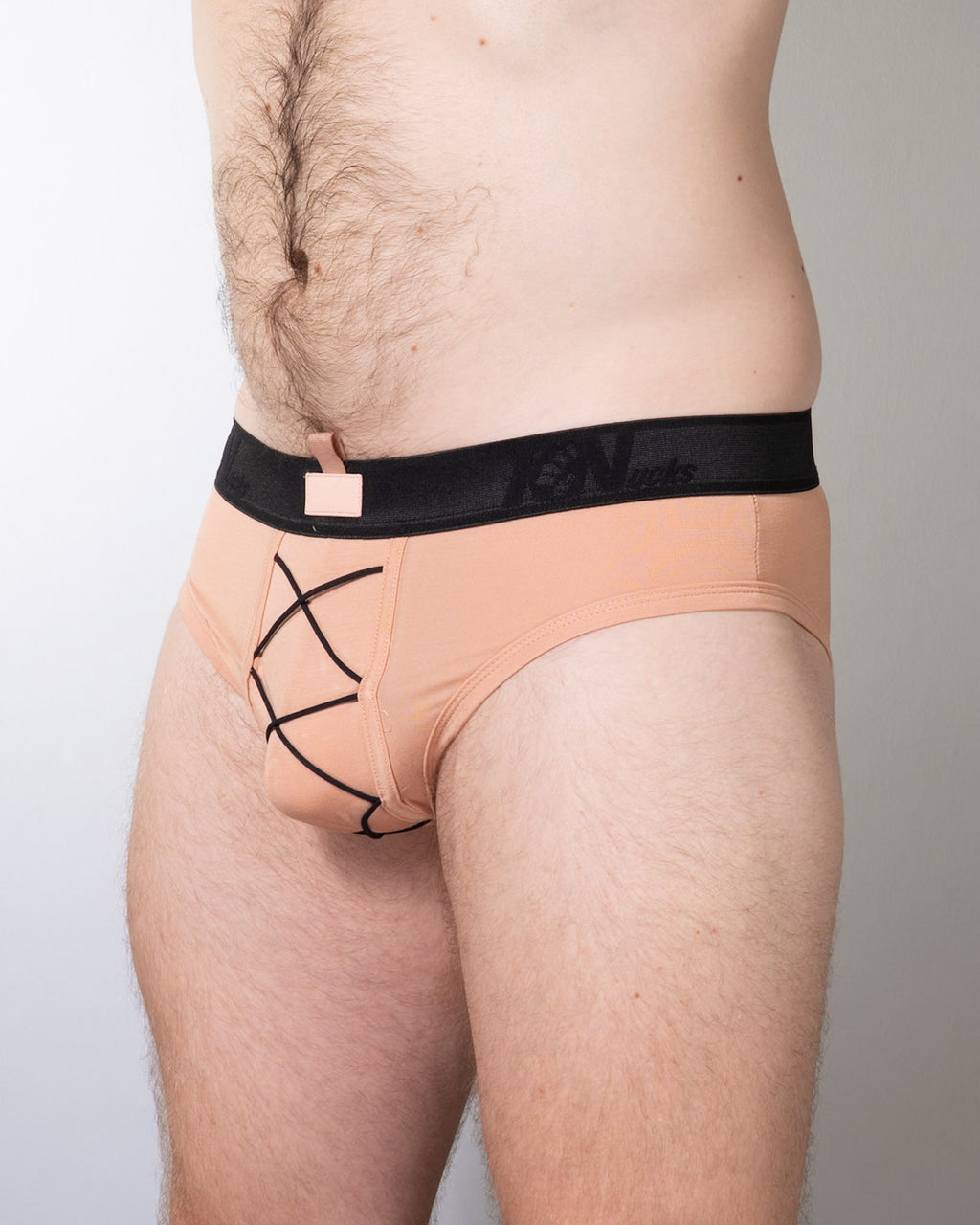 Sneaker Inspired S Type Briefs - Nude