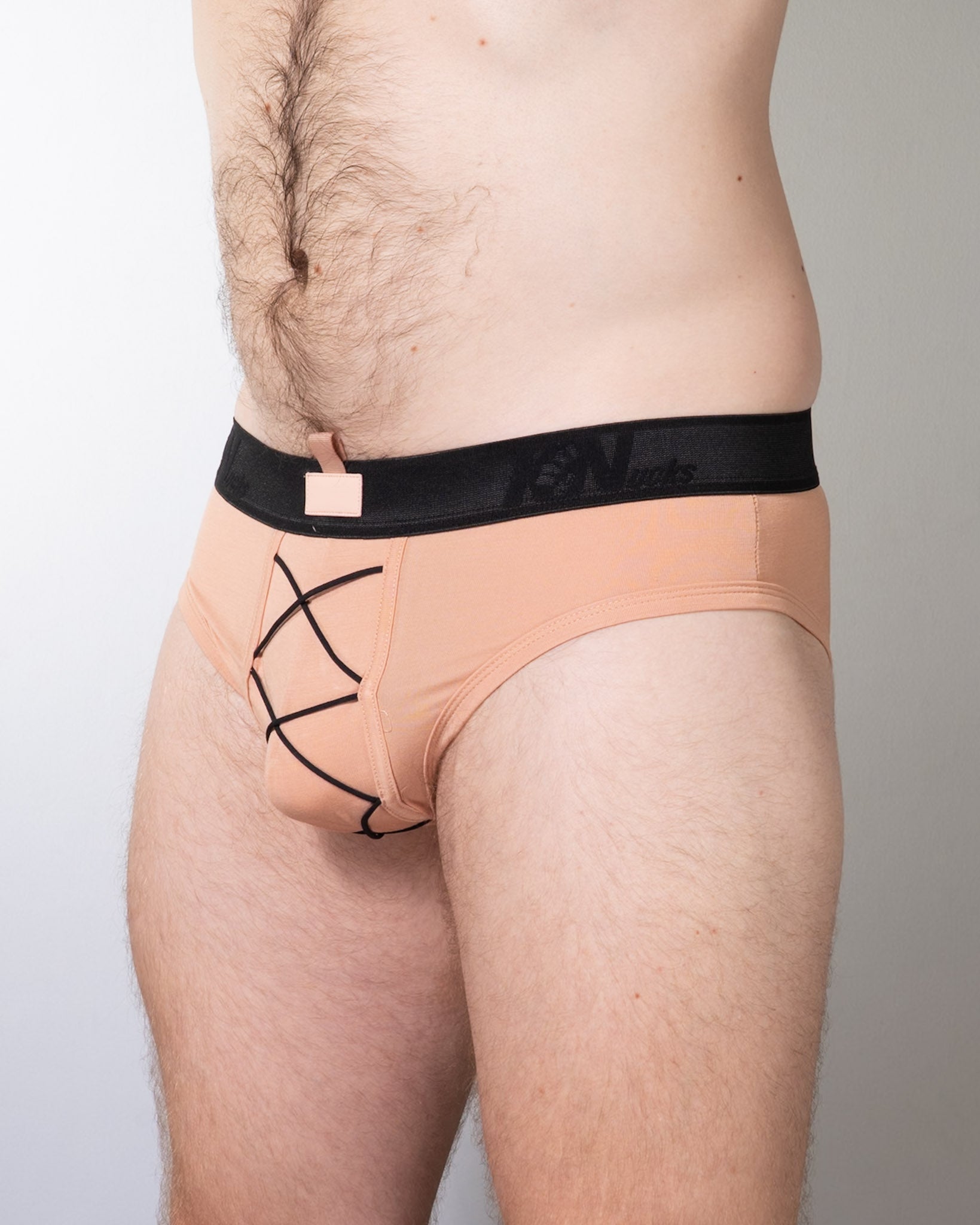 Sneaker Inspired S Type Briefs - Nude