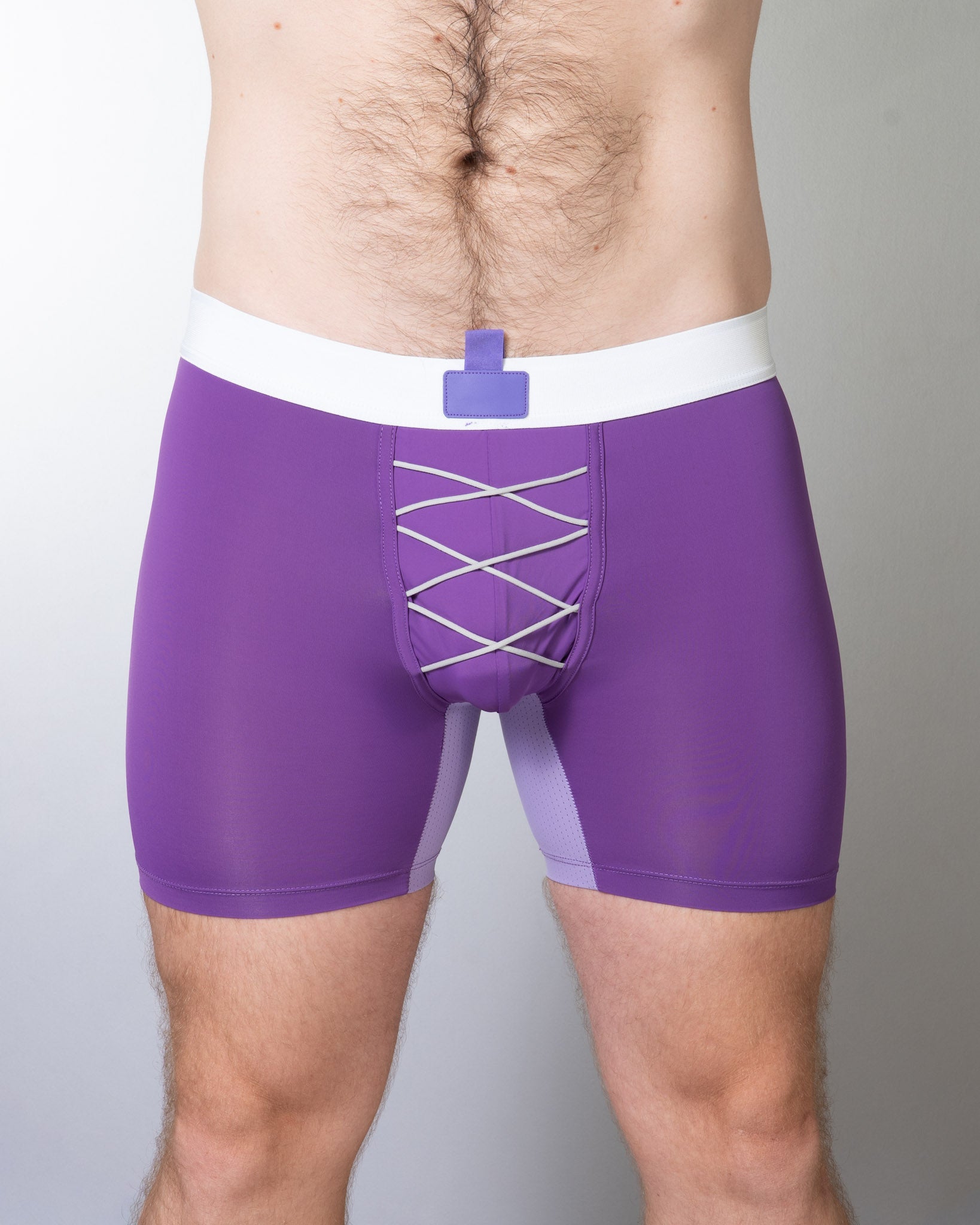 Sneaker Inspired Y Boxer Briefs Purple