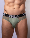 Sexy Mesh Brief Green