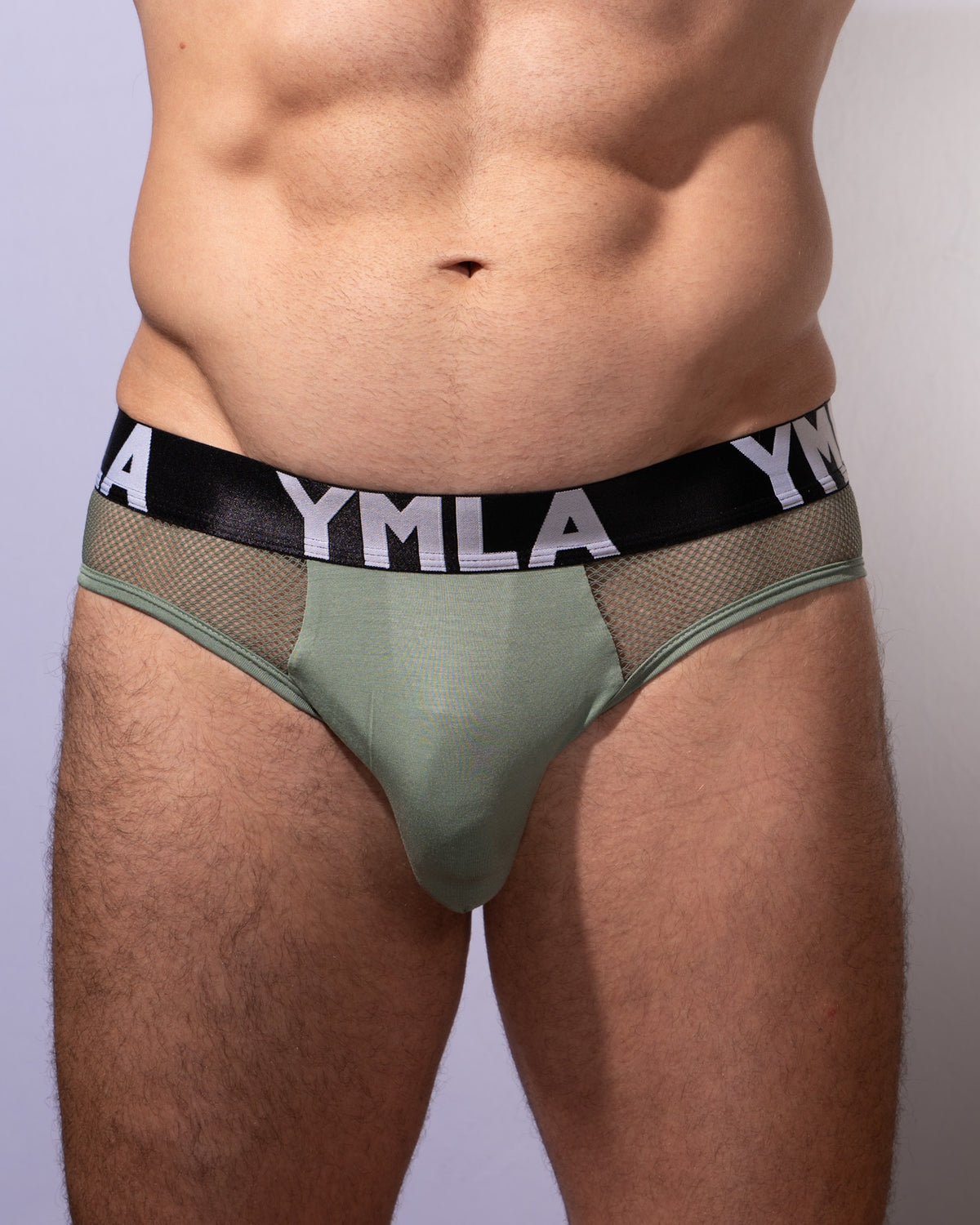 Sexy Mesh Brief Green