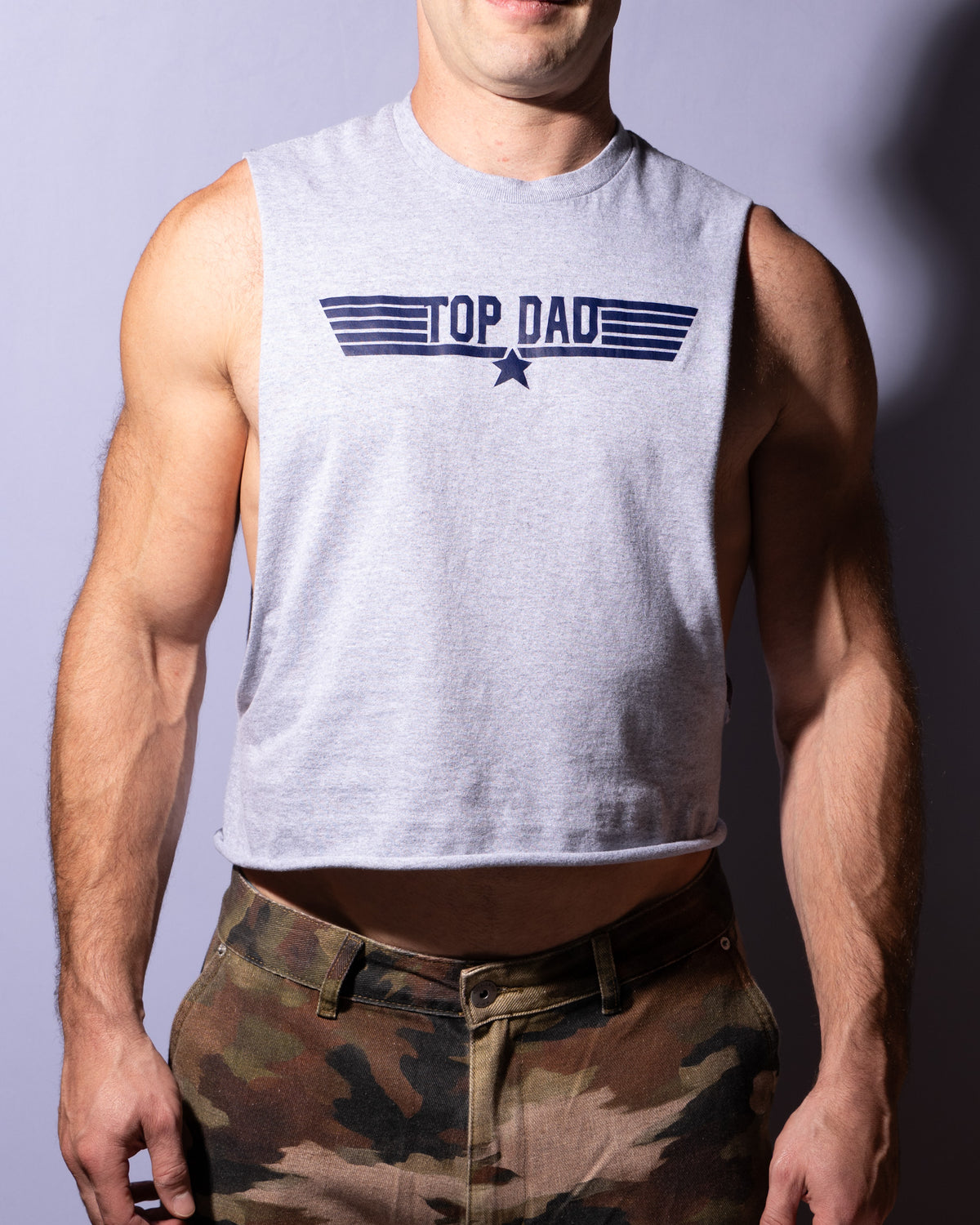 Top Dad Cropped Shredder Tee