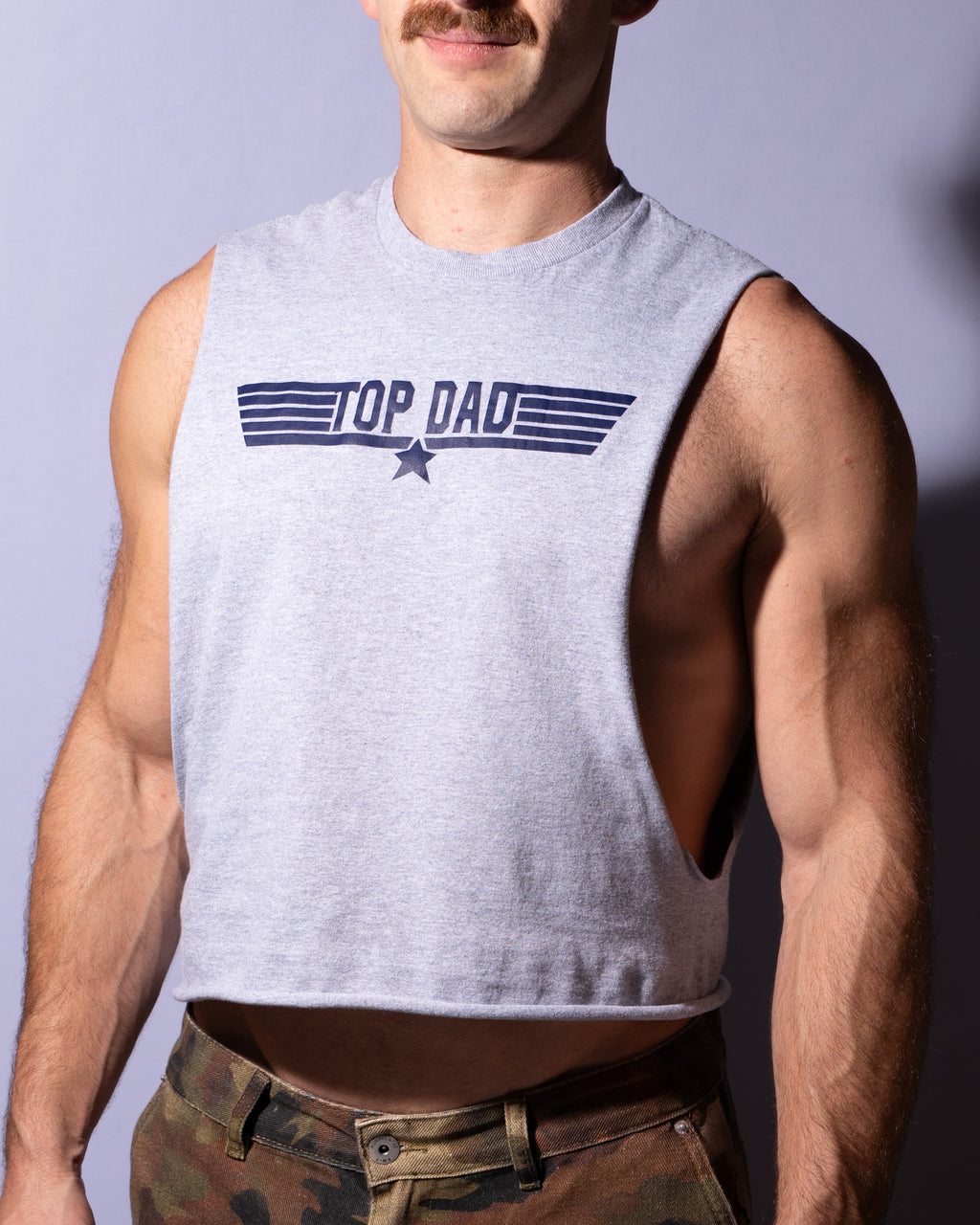 Top Dad Cropped Shredder Tee
