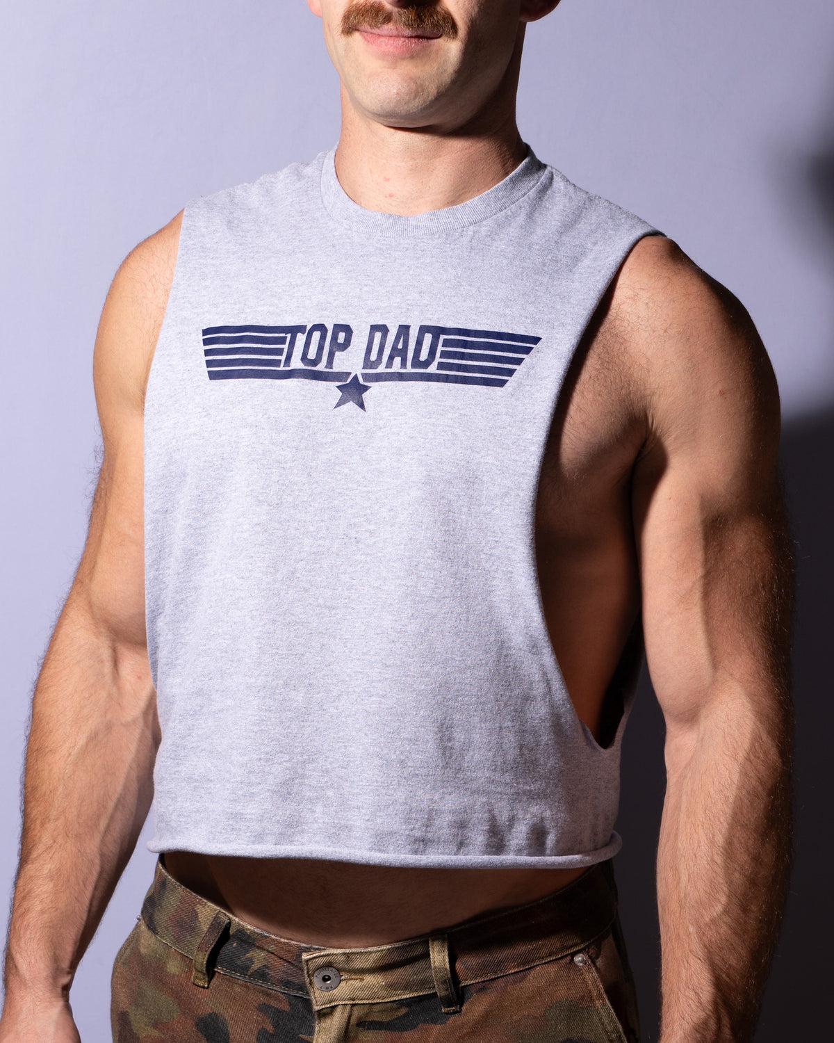 Top Dad Cropped Shredder Tee