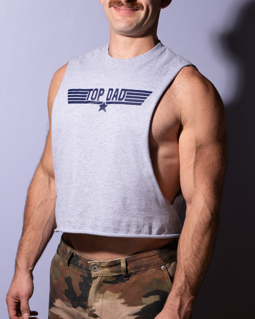 Top Dad Cropped Shredder Tee