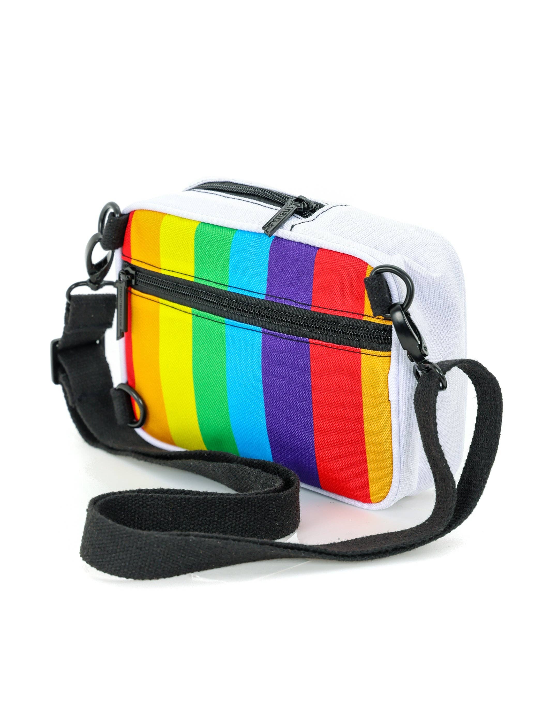 88557: Sidekick Sling Bag | Recycled RPET | Rainbow Stripe