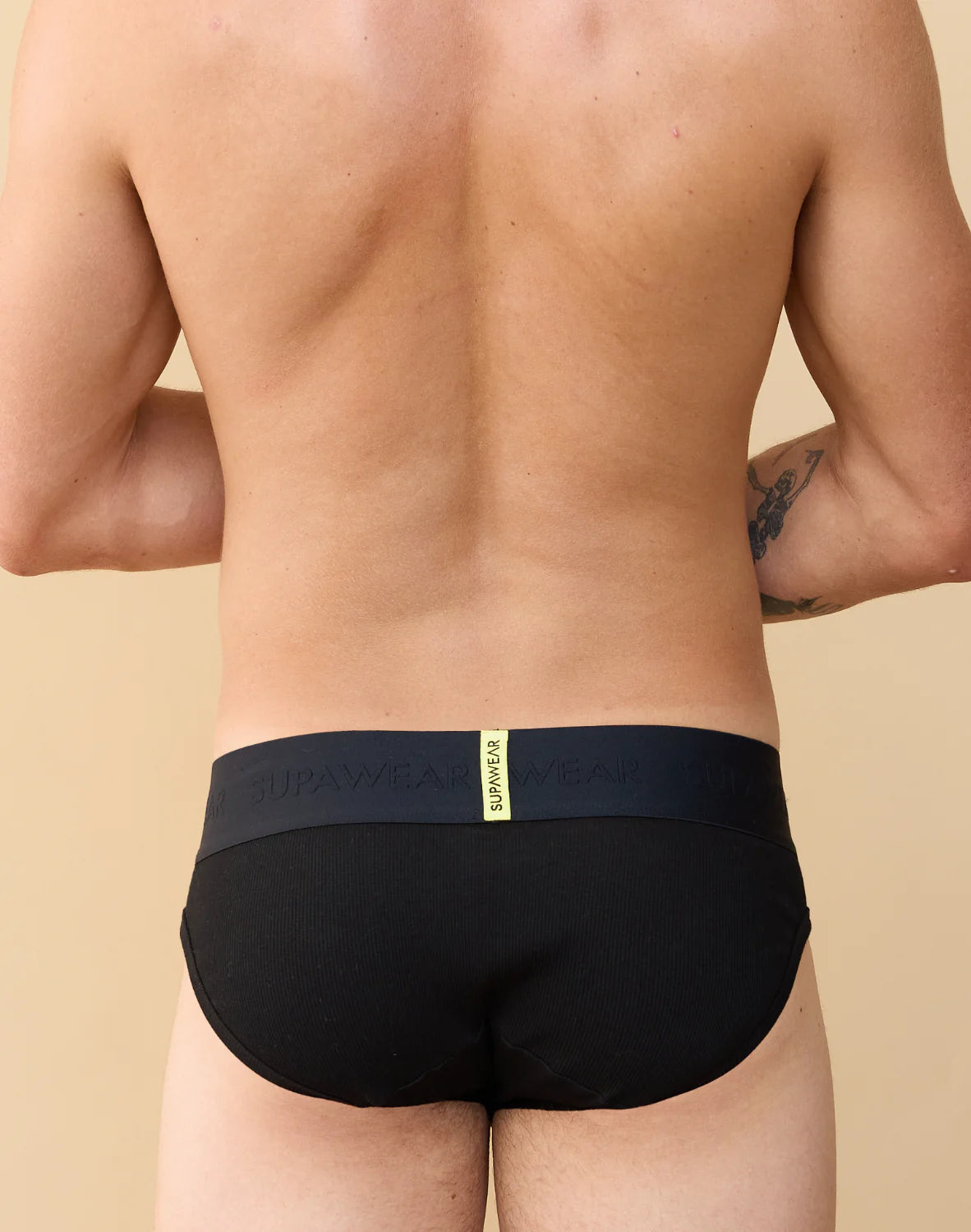 Ribbed Brief - Black or Green