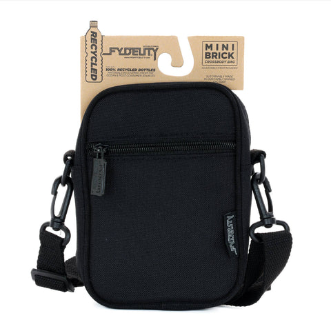 Mini Brick Bag | Recycled RPET | Black Black