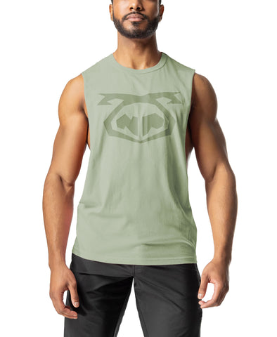 Brandmark Shredder Tank - Hedge Green Green