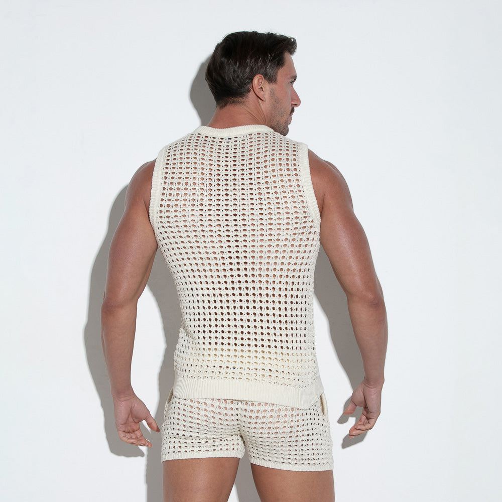 Diamond Knit Tank Top