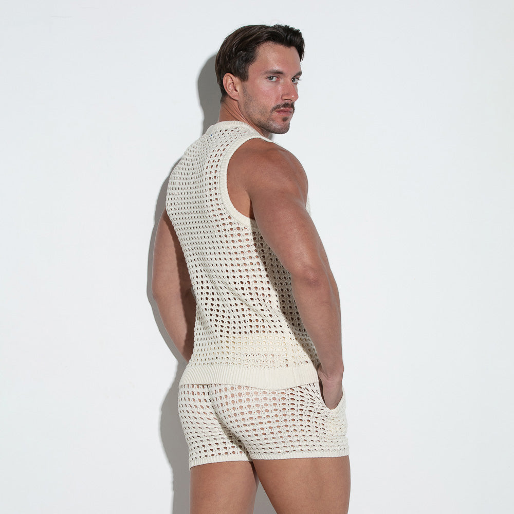 Diamond Knit Tank Top