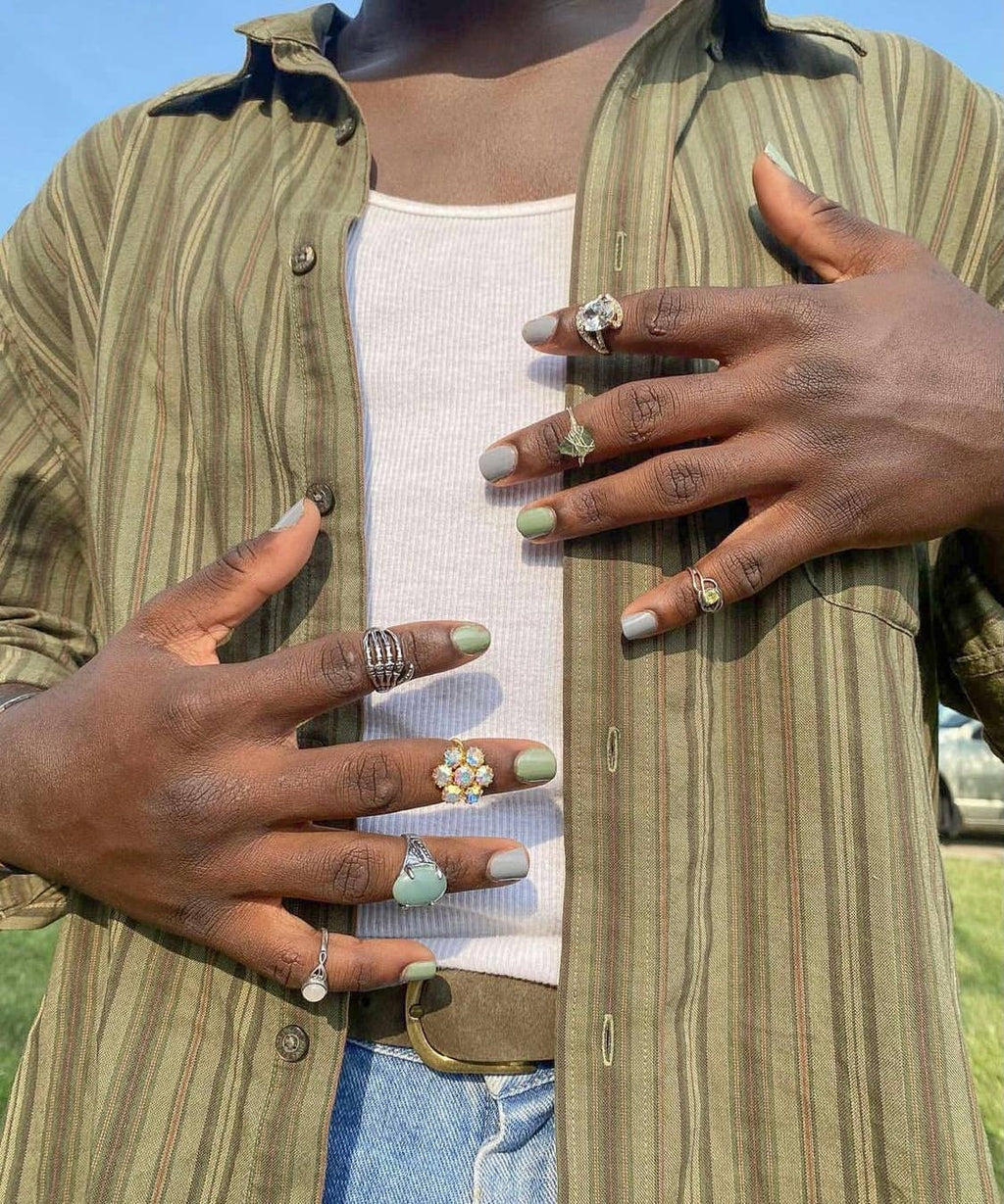 Gender Neutral Nail Polish - Army Green