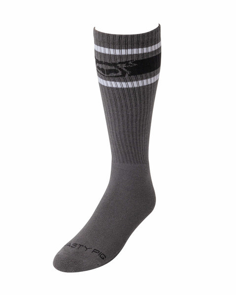 Hook'd Up Sport Sock 3.0 - Charcoal Grey/Black/White