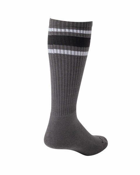 Hook'd Up Sport Sock 3.0 - Charcoal Grey/Black/White