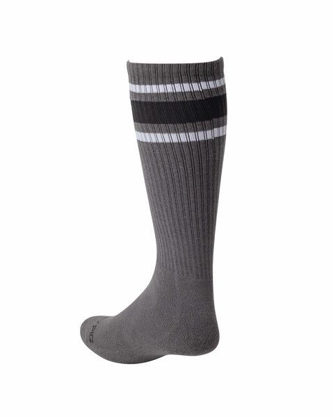 Hook'd Up Sport Sock 3.0 - Charcoal Grey/Black/White